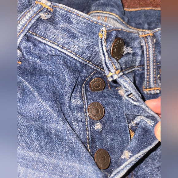 Abercrombie & Fitch Classic Staight Fit Men's Jeans Marked 31x30 Measuring 30x28 - Picture 7 of 14